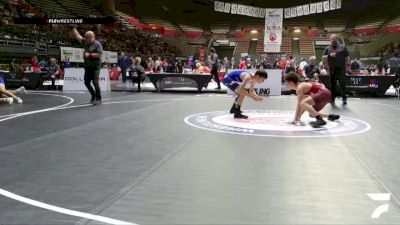 Champ. Round 2 - Dominic Day, California Gladiators Wrestling Club vs Jeremiah Padilla, Sanger High School Wrestling