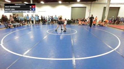 155 lbs Kale Winebarger, Oregon vs Brody Leal, Florida