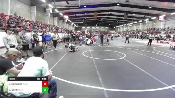 85 lbs Rr Rnd 3 - Julian Gonzalez, Bloomfield Wildcats vs Braedyn June, Team Grand Valley Elite