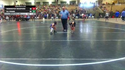 45 lbs Quarterfinal - Eli Primm, Wildcats Wrestling vs Remington Bradford, Bradford Wrestling