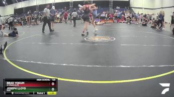 125 lbs Cons. Round 5 - Joseph Lloyd, RAW vs Brad Yokum, K-Vegas Elite