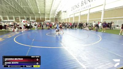 112 lbs 3rd Place Match - Jacianna Beltran, AZ vs Nohea Booth, CA