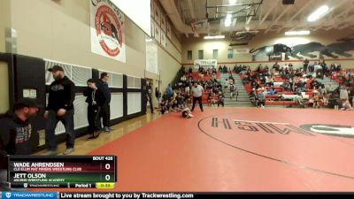 78 lbs Cons. Round 2 - Jett Olson, Ascend Wrestling Academy vs Wade Ahrendsen, Cle Elum Mat Miners Wrestling Club