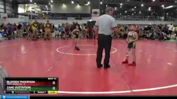 55 lbs Round 6 (8 Team) - Blayden Thompson, GREAT BRIDGE WC vs Zane Gustafson, SCORPIONS FLORIDA WC