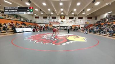 170 lbs Quarterfinal - Harlie Velarde, Lander vs Brooke Schwab, Star Valley