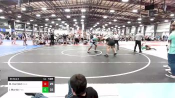 220 lbs Rr Rnd 3 - Matt Harrold, Doughboy vs Isaac Martin, Felix Wrestling Academy Black