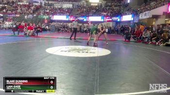 AA - 170 lbs Cons. Round 1 - Liam Gage, Great Falls CMR vs Blake Dunning, Missoula Sentinel