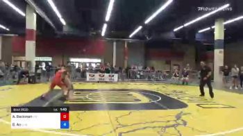 69 kg Consolation - Avery Beckman, Vici Wrestling Club vs Genevieve An, Level Up Wrestling Center