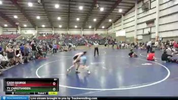 80 lbs Semis & Wb (16 Team) - Ty Christiansen, Emery vs Cash George, Victory
