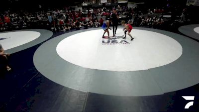 105 lbs Mason Lopez, SAWA - Sacramento Area Wrestling Association vs Antonio Mendia, SDIKWA - San Diego-Imperial Kids Wrestling Association