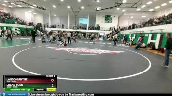 106 lbs Cons. Semi - Lucas Todd, Green River vs Landon Rhyne, Wind River