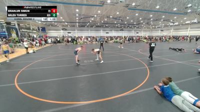 120 lbs Cons. Round 3 - Miles Torres, KD6 vs Branlun Simon, Unattached