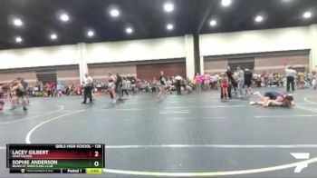 128 lbs Round 2 - Lacey Gilbert, Unattached vs Sophie Anderson, Bearcat Wrestling Club