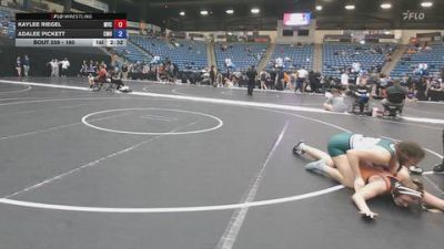 180 lbs Cons. Round 3 - Kaylee Riegel, Missouri Valley College vs Adalee Pickett, Central Methodist University
