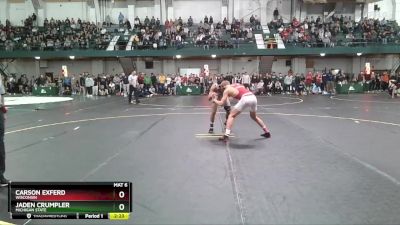 141 lbs Cons. Round 3 - Jaden Crumpler, Michigan State vs Carson Exferd, Wisconsin