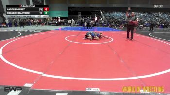 110 lbs Consi Of 8 #1 - Kaden Ramirez, Elite Force Wrestling Club vs Brandon Martinez, The Dalles Aztec Wrestling