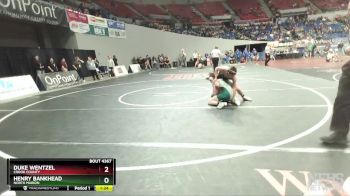 4a-113 Duke Wentzel (Crook County) vs Henry Bankhead (North Marion)