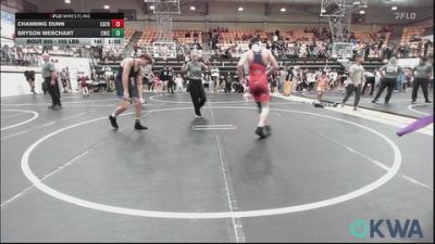 155 lbs Rr Rnd 1 - Channing Dunn, Kingfisher YellowJackets vs Bryson Merchant, Chickasha Wrestling