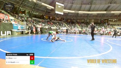 85 lbs Quarterfinal - Kodiak Blasi, Triumph Wrestling Club vs Caiden Deaguero-Scott, Adams City