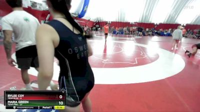 135 lbs Round 3 (6 Team) - Ava Showers, Team Blue vs Brooke Coy, Team Pink