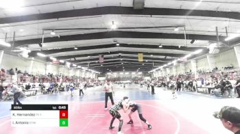 80 lbs Consolation - Kali Hernandez, PV Youth Wrestling vs Iyana Antonio, Other Team