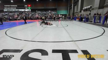 100 lbs Round Of 16 - Hunter Ferreira, Ceres Pups Wrestling Club vs Declan Jericho, Belle Vernon