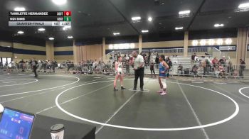 130 lbs Quarterfinal - Yamilette Hernandez, Southwest Stallions WC vs Koi Sims, Gold Rush Wr Ac