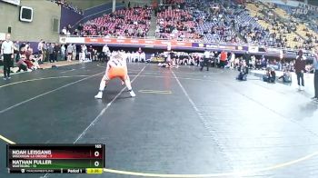 165 lbs Semis & 3rd Wb (16 Team) - Noah Leisgang, Wisconsin-La Crosse vs Nathan Fuller, Wartburg