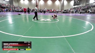 113C Quarterfinal - Brody Apenbrinck, North Point vs Ethan Koci, Topeka-Washburn Rural HS