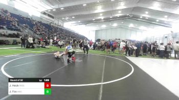 156 lbs Round Of 32 - Jack Heck, Prescott Valley Bighorns vs Jared Fox, Aniciete TC