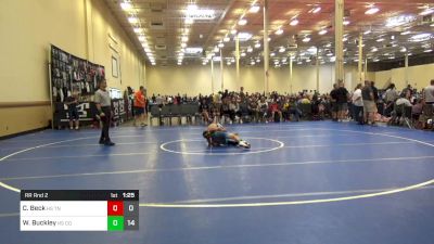 120 lbs Rr Rnd 2 - Carter Beck, HS TNWC White vs Will Buckley, HS The Compound RTC