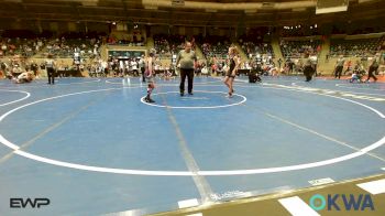 78 lbs Consolation - Azalea Pennington, Henryetta Knights Wrestling Club vs Gabriella Alba, Cowboy Wrestling Club