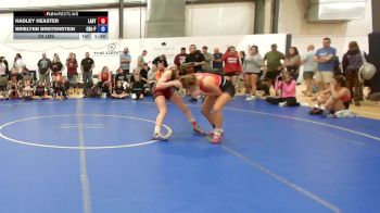 53 lbs Rr Rnd 1 - Hadley Heaster, Lady Warriors United - W vs Brielynn Breitenstein, Charlies Angels- W