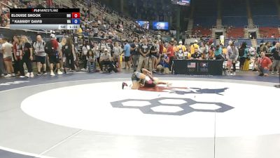 95 lbs Champ. Rd Of 64 - Elouise Snook, Minnesota vs Kassidy Davis, Washington