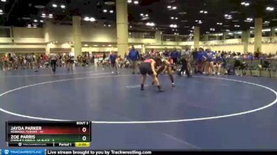 152 lbs Round 1 (10 Team) - Zoe Parris, Charlie`s Angels- GA Black vs ...