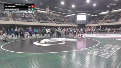 85 lbs Consi Of 8 #2 - Talon Klesh, Stroudsburg vs Maddox Rogers, Charlottesville
