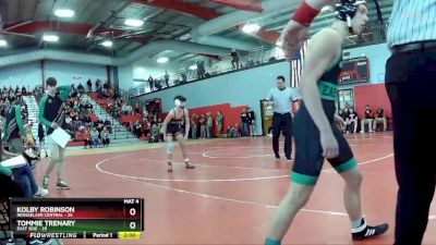 113 lbs Quarters & Wb (16 Team) - Tommie Trenary, East Side vs Kolby Robinson, Rensselaer Central