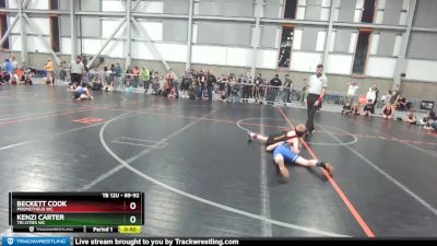 89-92 lbs Round 2 - Beckett Cook, Prometheus WC vs Kenzi Carter, Tri Cities WC