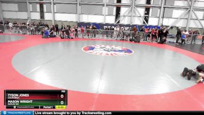 105 lbs Quarterfinal - Tyson Jones, California vs Mason Wright, Suples WC