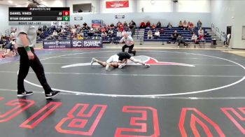 141 lbs 5th Place Match - Ryan Dement, Oklahoma Wesleyan vs Daniel Vines, Avila