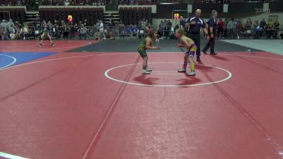 76 lbs Round 2 - Paysen Shirley, Bearcats Wrestling Club Helena vs Krimson Moody, Laurel Matburners