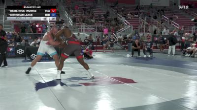 125 lbs Semis - Demetrius Thomas, New York Athletic Club vs Christian Lance, Nebraska RTC/ Titan Mercury Wrestling Club (TMWC)