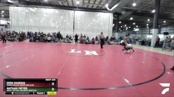 120 lbs Cons. Round 2 - Nathan Meyer, Heavy Hitting Hammers Wrestlin vs Zion Haskins, Warmupgang Wrestling Club