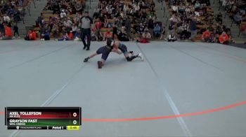 110 lbs Cons. Round 2 - Axel Tollefson, MN Elite vs Grayson Fast, WML Cobras