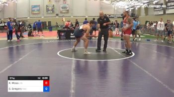 97 kg Consi Of 16 #2 - Katrell Moss, Legends Of Gold vs Steven Gregory, Viking Wrestling Club