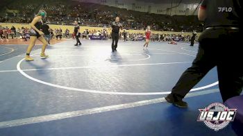 110 lbs Quarterfinal - Kabella Fincher, Plainview Youth Wrestling Club vs Cara Crelia, Elgin Wrestling