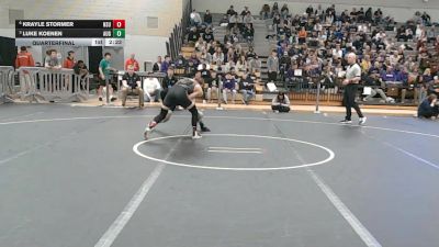 141 lbs Quarterfinal - Luke Koenen, Augustana (sd) vs Krayle Stormer, Northern State