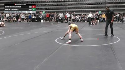 56 lbs Round 1 (8 Team) - Tyson DiPietro, Neighborhood Wrestling vs Cannon Eckhardt, SC United