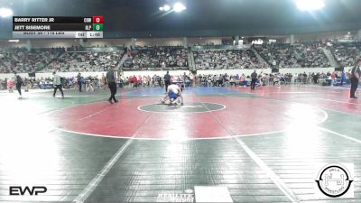 118 lbs Round Of 16 - Barry Ritter Jr, Coweta vs Jett Sisemore, Glenpool JH