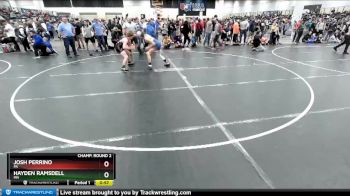 130 lbs Champ. Round 2 - Hayden Ramsdell, MN vs Josh Perrino, PA